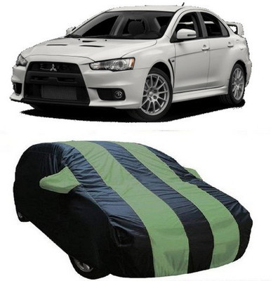 HDSERVICES Car Cover For Mitsubishi Lancer (With Mirror Pockets)(Green)