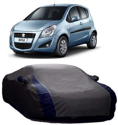 MSR STORE Car Cover For Maruti Suzuki Ritz (With Mirror Pockets)(Grey)