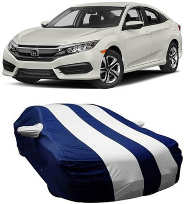 AAMANG Car Cover For Honda Civic (With Mirror Pockets)(White)