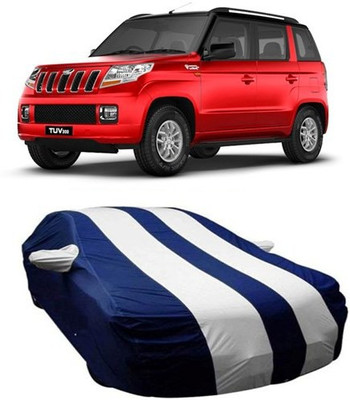 XGuard Car Cover For Mahindra TUV300 (With Mirror Pockets)(White)