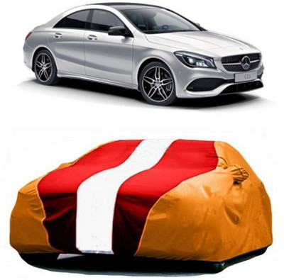 XGuard Car Cover For Mercedes Benz CLA (With Mirror Pockets)(Red, Orange)