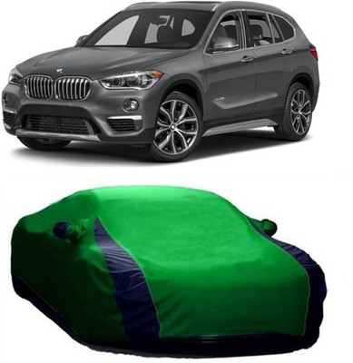 HDSERVICES Car Cover For BMW X1 (With Mirror Pockets)(Green)