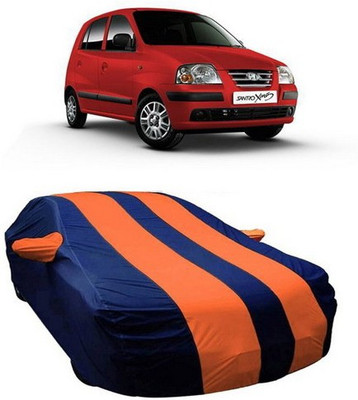 AASDEE Car Cover For Hyundai Santro Xing (With Mirror Pockets)(Orange)