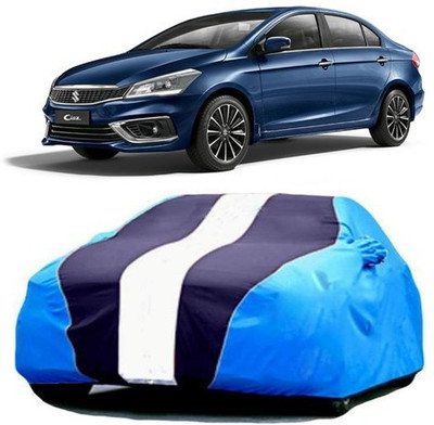 AAMANG Car Cover For Maruti Suzuki Ciaz (With Mirror Pockets)(Blue)