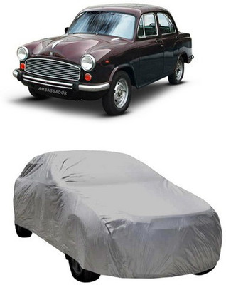 HDSERVICES Car Cover For HM Ambassador (Without Mirror Pockets)(Grey)