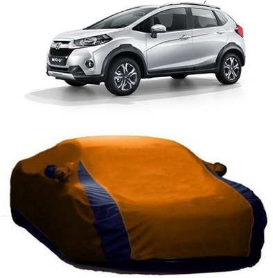 AASDEE Car Cover For Honda WR-V (With Mirror Pockets)(Orange)