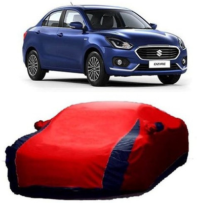 XGuard Car Cover For Maruti Suzuki Swift Dzire (With Mirror Pockets)(Red)