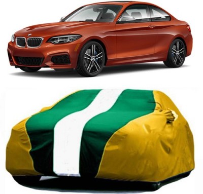 TheProtect Car Cover For BMW 2 Series (With Mirror Pockets)(Yellow, Green)