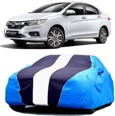 AASDEE Car Cover For Honda City ZX (With Mirror Pockets)(Blue)