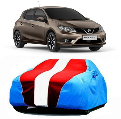 AASDEE Car Cover For Nissan Pulsar (With Mirror Pockets)(Blue, Red)