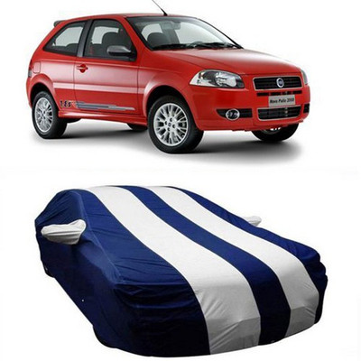 AAMANG Car Cover For Fiat Palio NV (With Mirror Pockets)(White)
