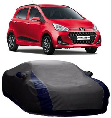 XGuard Car Cover For Hyundai Grand i10 (With Mirror Pockets)(Grey)