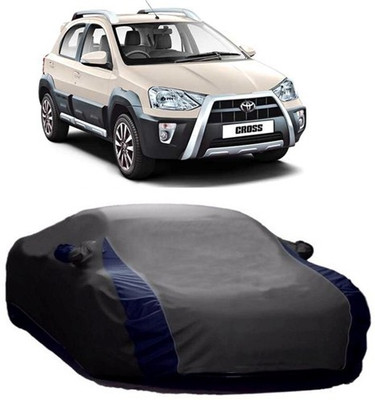AASDEE Car Cover For Toyota Etios Cross (With Mirror Pockets)(Grey)