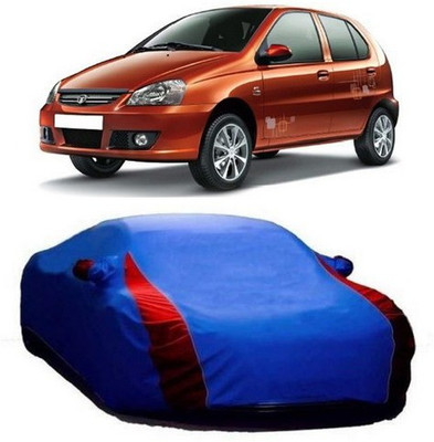 MSR STORE Car Cover For Tata Indica V2 (With Mirror Pockets)(Blue)