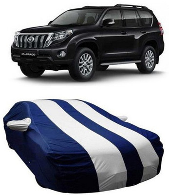 AASDEE Car Cover For Toyota Land Cruiser Prado (With Mirror Pockets)(White)