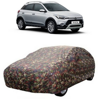 MSR STORE Car Cover For Hyundai i20 Active (Without Mirror Pockets)(Multicolor)