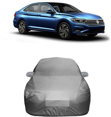SnehaSales Car Cover For Volkswagen Jetta (With Mirror Pockets)(Grey)