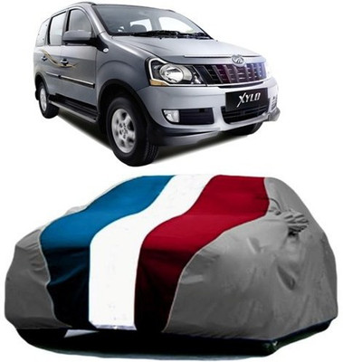 HDSERVICES Car Cover For Mahindra Xylo (With Mirror Pockets)(Red, Blue, Grey)