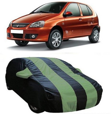 MSR STORE Car Cover For Tata Indica V2 (With Mirror Pockets)(Green)