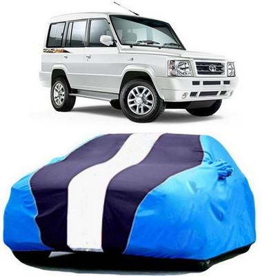VIRMANG Car Cover For Tata Sumo Gold (With Mirror Pockets)(Blue)