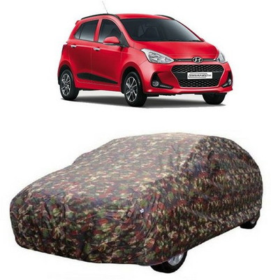 MSR STORE Car Cover For Hyundai Grand i10 (Without Mirror Pockets)(Multicolor)