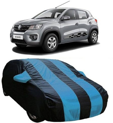 MSR STORE Car Cover For Renault Kwid (With Mirror Pockets)(Blue)