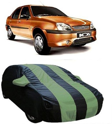 AASDEE Car Cover For Ford Ikon (With Mirror Pockets)(Green)