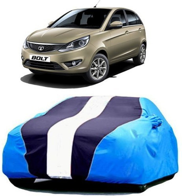 VIRMANG Car Cover For Tata Bolt (With Mirror Pockets)(Blue)