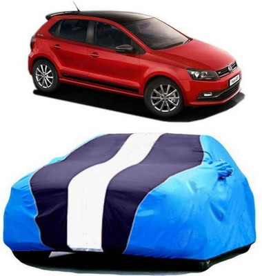 AASDEE Car Cover For Volkswagen Polo GT (With Mirror Pockets)(Blue)