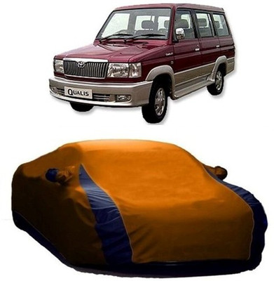 AAMANG Car Cover For Toyota Qualis (With Mirror Pockets)(Orange)