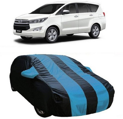 AAMANG Car Cover For Toyota Innova Crysta (With Mirror Pockets)(Blue)
