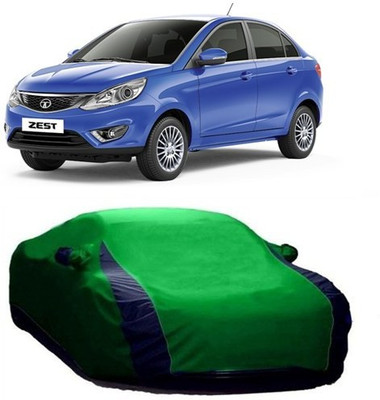 AASDEE Car Cover For Tata Zest (With Mirror Pockets)(Green)