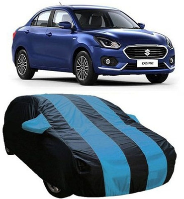 HDSERVICES Car Cover For Maruti Suzuki Swift Dzire (With Mirror Pockets)(Blue)