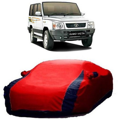 HDSERVICES Car Cover For Tata Sumo Victa (With Mirror Pockets)(Red)