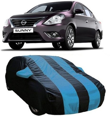 AASDEE Car Cover For Nissan Sunny (With Mirror Pockets)(Blue)