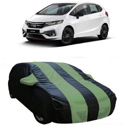 AASDEE Car Cover For Honda Jazz (With Mirror Pockets)(Green)