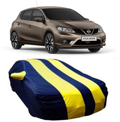 MSR STORE Car Cover For Nissan Pulsar (With Mirror Pockets)(Yellow)