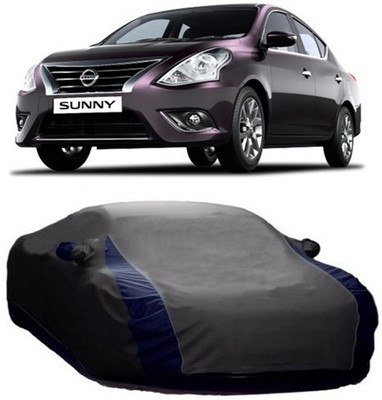 TheProtect Car Cover For Nissan Sunny (With Mirror Pockets)(Grey)