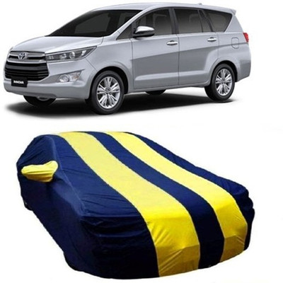TheProtect Car Cover For Toyota Innova (With Mirror Pockets)(Yellow, Blue)