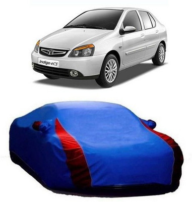 AASDEE Car Cover For Tata Indigo eCS (With Mirror Pockets)(Blue)