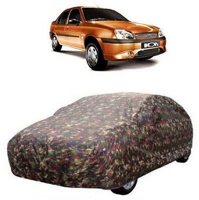VIRMANG Car Cover For Ford Ikon (Without Mirror Pockets)(Multicolor)