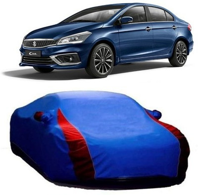 AAMANG Car Cover For Maruti Suzuki Ciaz (With Mirror Pockets)(Blue)