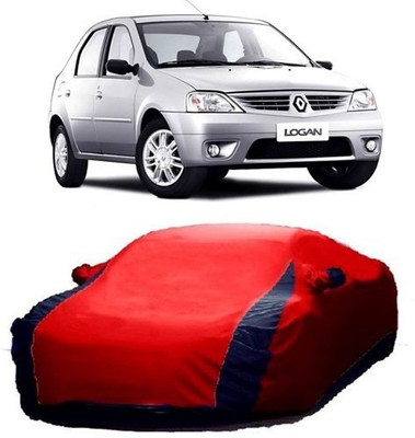 XGuard Car Cover For Renault Logan (With Mirror Pockets)(Red)