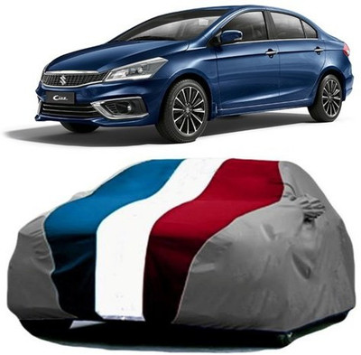 VIRMANG Car Cover For Maruti Suzuki Ciaz (With Mirror Pockets)(Red, Blue, Grey)