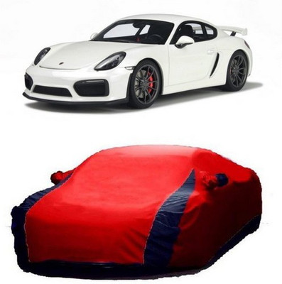 TheProtect Car Cover For Porsche Cayman (With Mirror Pockets)(Red, Blue)