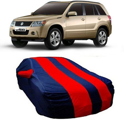 HDSERVICES Car Cover For Maruti Suzuki Grand Vitara (With Mirror Pockets)(Red)