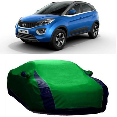 MSR STORE Car Cover For Tata Nexon (With Mirror Pockets)(Green)