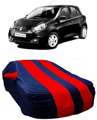 VIRMANG Car Cover For Renault Pulse (With Mirror Pockets)(Red, Blue)