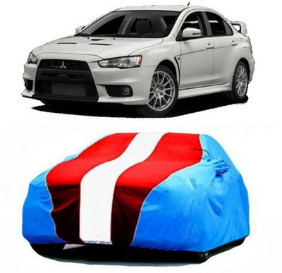 AAMANG Car Cover For Mitsubishi Lancer (With Mirror Pockets)(Blue, Red)