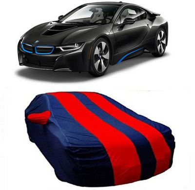 SnehaSales Car Cover For BMW I8 (With Mirror Pockets)(Red)